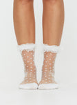 Lio Frill Socks White