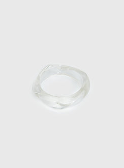 Whirl Resin Cuff Clear