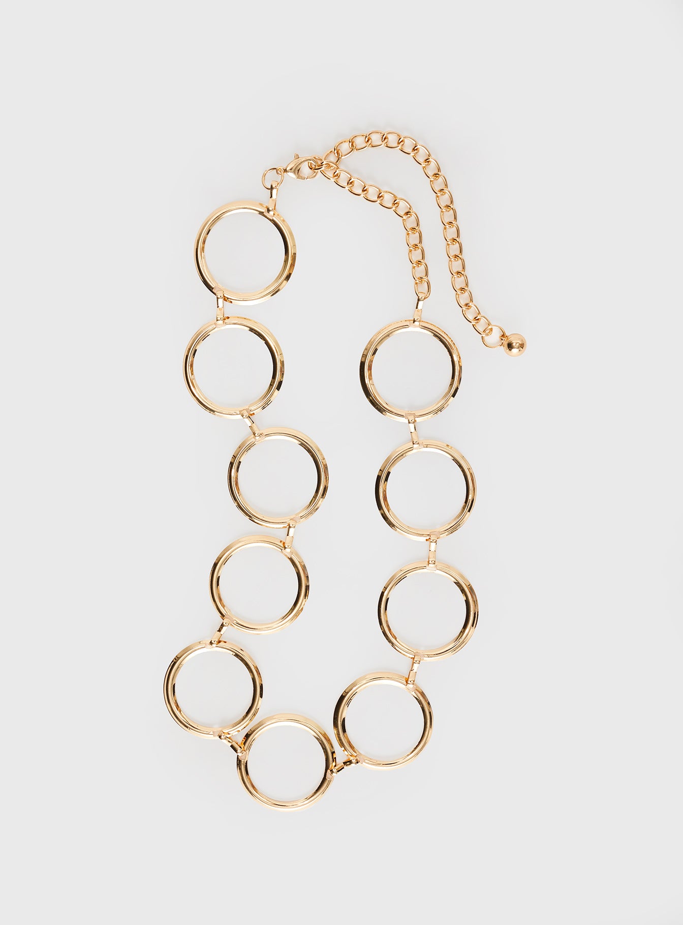 Gold-toned chain belt Lobster clasp fastening