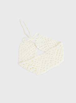 Headband  Crotchet design, thick design tie fastening for adjustable sizing 