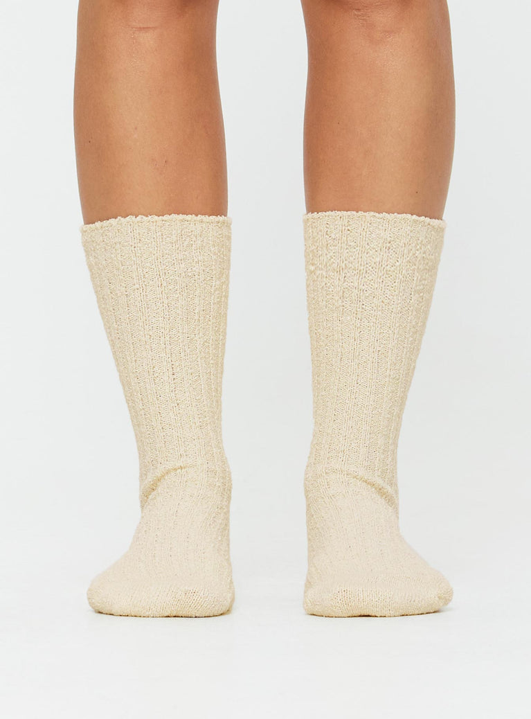 Pinto Socks Beige