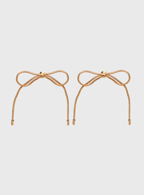 Finnian Earrings Gold