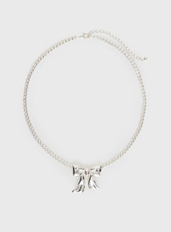 Quarts Necklace Silver