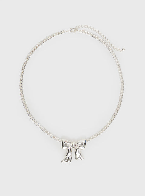 Quarts Necklace Silver