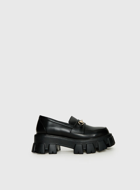 Penny Lane Loafers Black