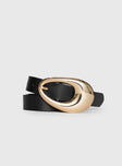 Out Of Reach Belt Black / Gold