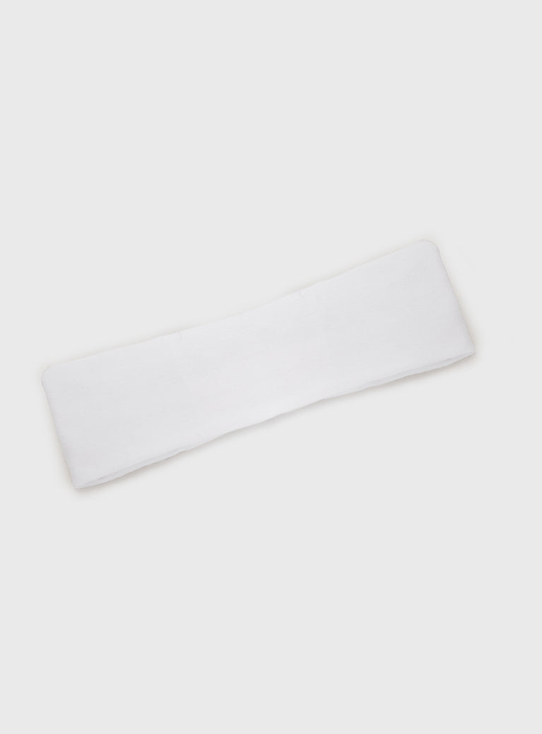 The Juney Headband White