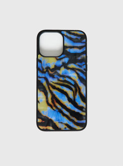 Jontee iPhone Case Blue Zebra