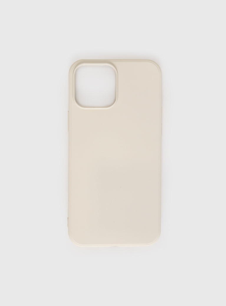 The Classic iPhone Case Cream