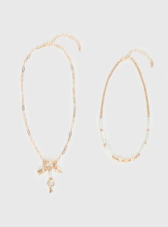 Victorea Necklace Set Gold