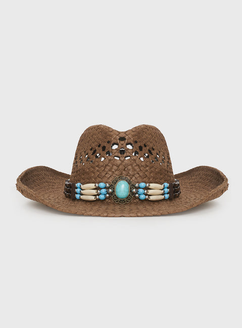 Brownhall Cowboy Hat Chocolate Brown