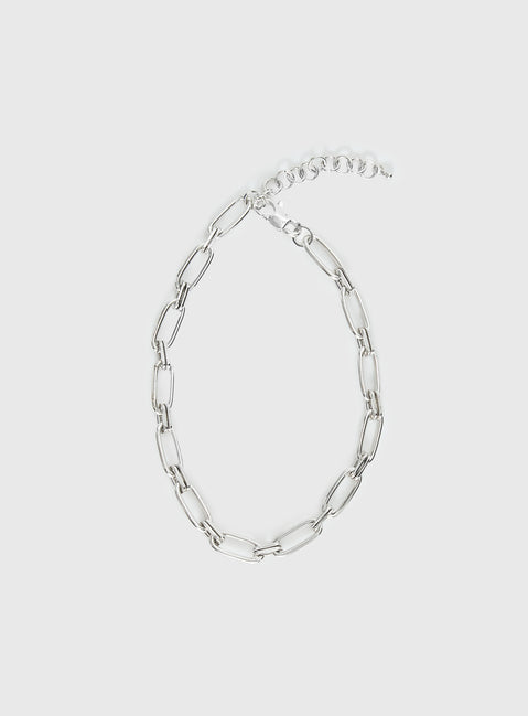 Good For You Necklace Silver