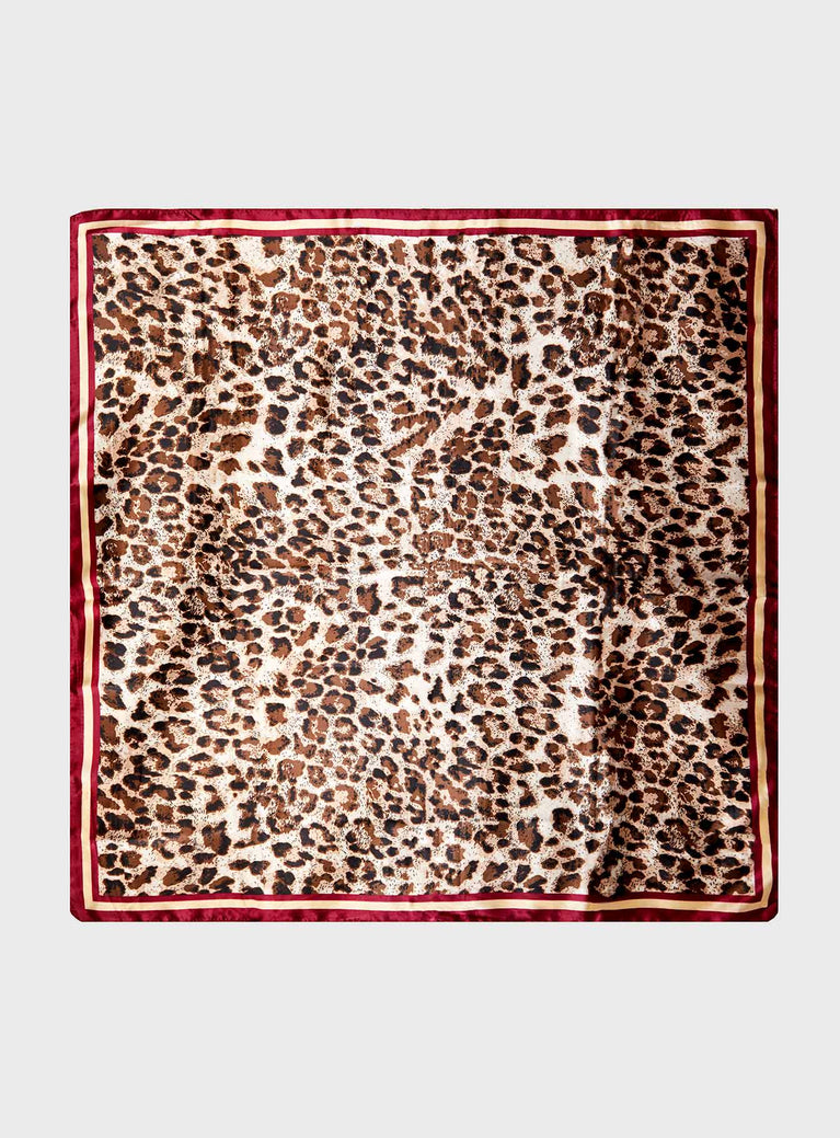 Cool Girl Scarf Leopard