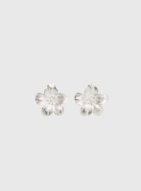 Posie Earrings Silver