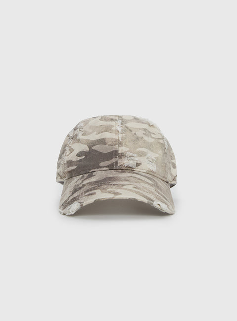 Wynston Distressed Cap Camo