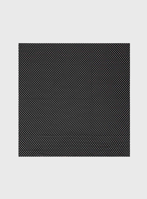 Nellie Scarf Black Polka Dot