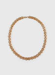 Archway Necklace Gold