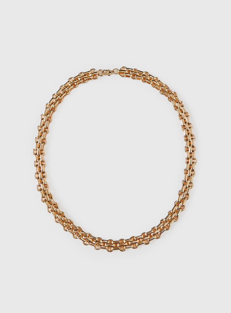 Archway Necklace Gold