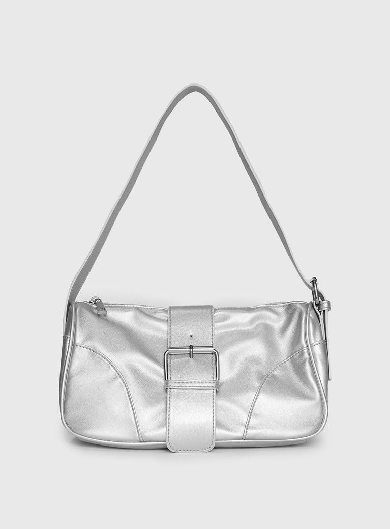 Right Here Shoulder Bag Silver