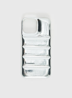 Perfect Harmony Puff iPhone Case Silver