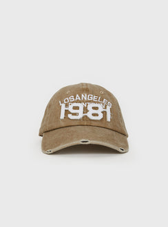 Dad cap Graphic print, distressed detail, adjustable back strap