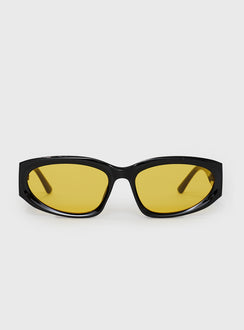 Buchan Sunglasses Black / Yellow