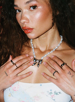 She's Not You Necklace Pearl