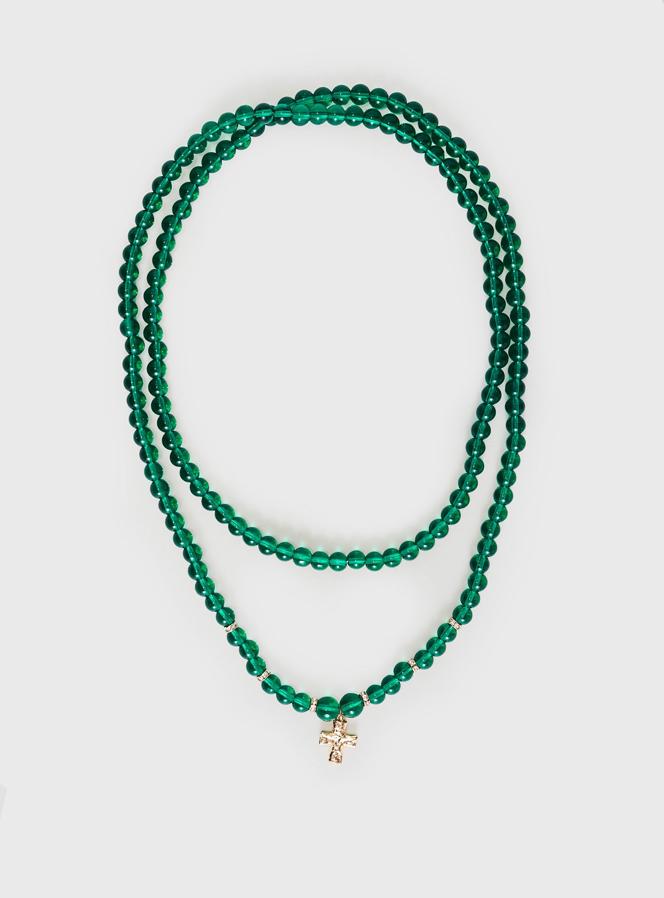 Klaude Necklace Green / Gold