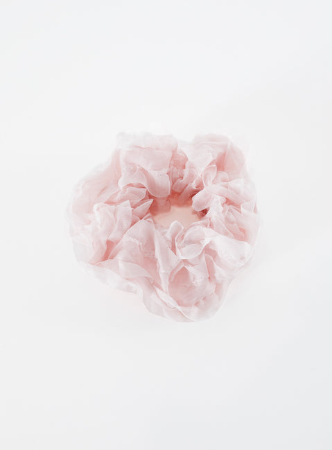 Oversized frill scrunchie 