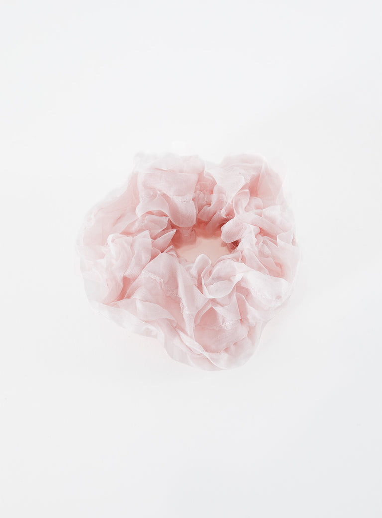 Oversized frill scrunchie 