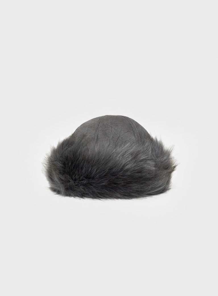 Hat Faux fur brim