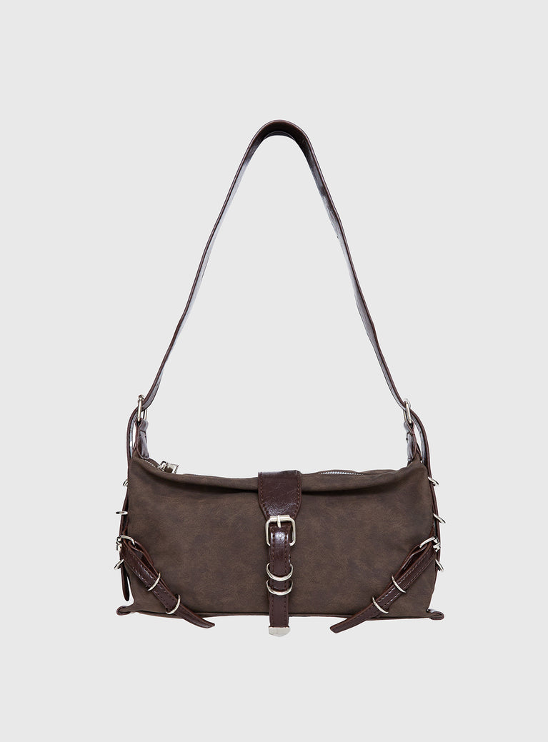 Anatolius Shoulder Bag Washed Brown