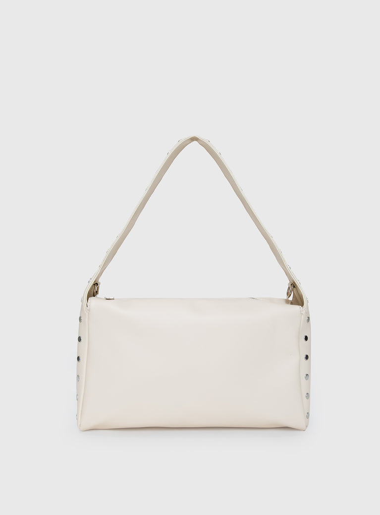 Shepherd Faux Leather Bag Cream