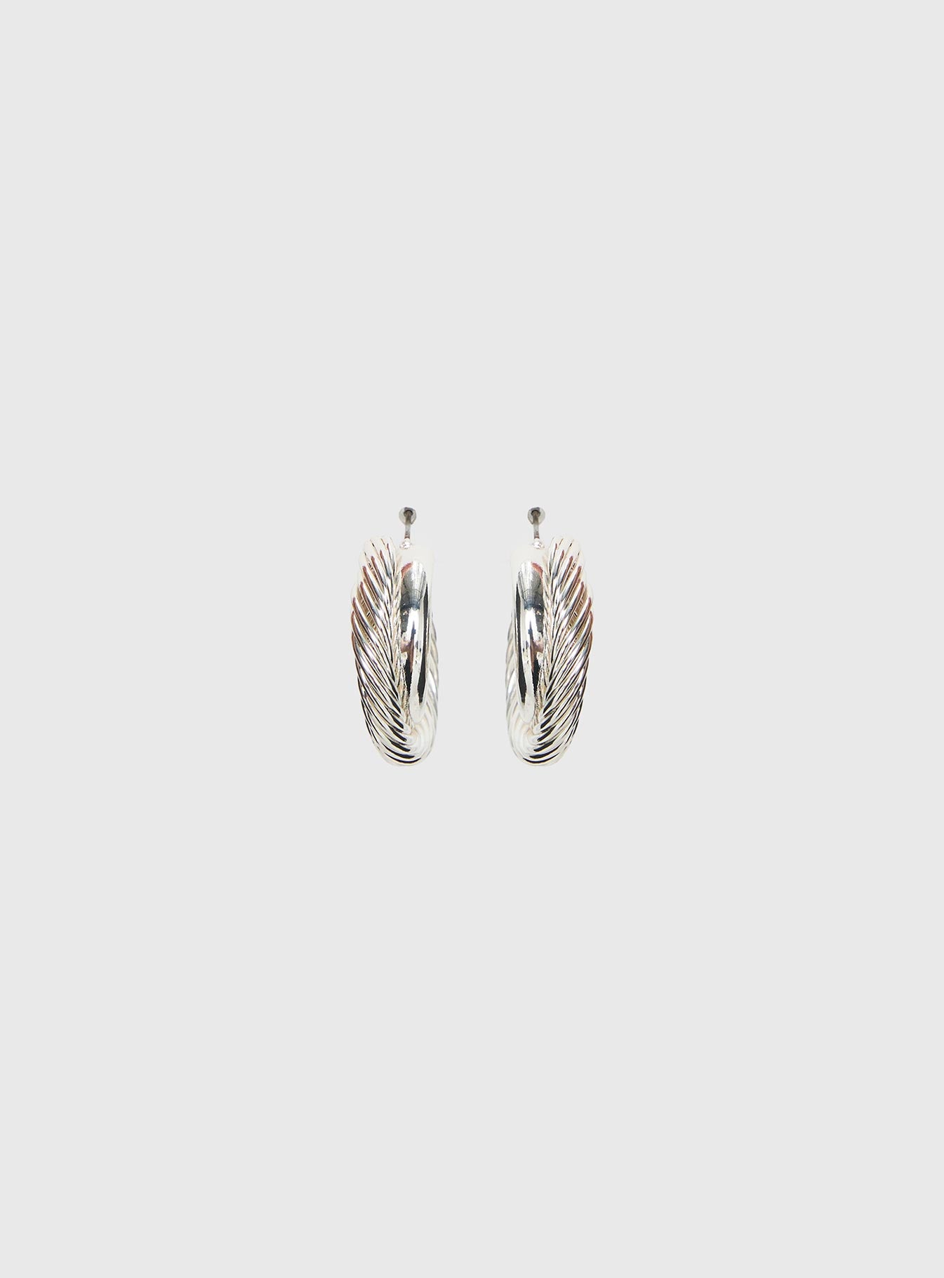 Aster Layered Hoops Silver
