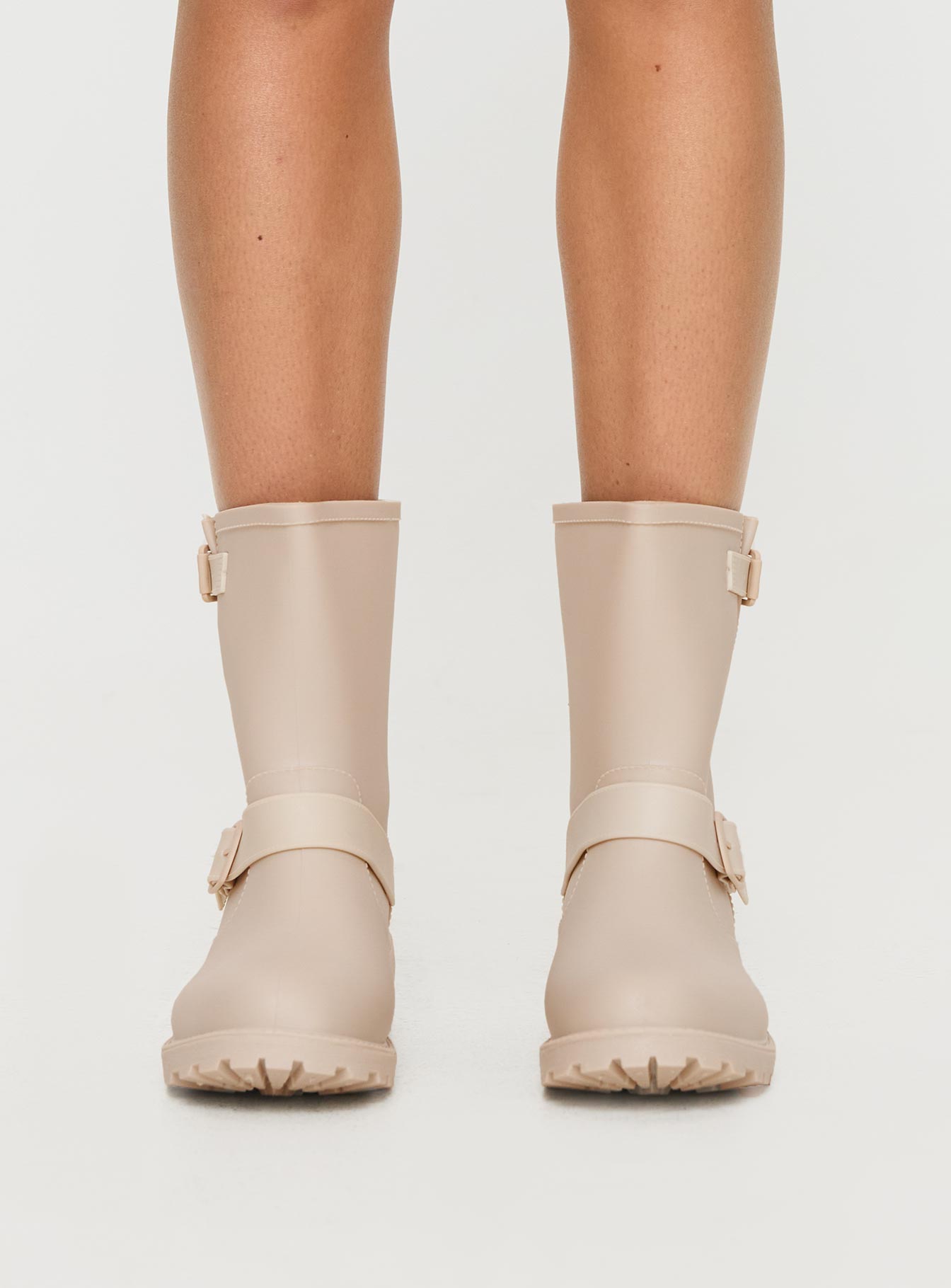 Senorita Rubber Boots Cream