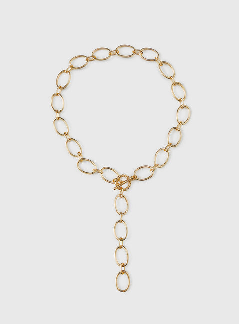 Hollywood Hills Necklace Gold