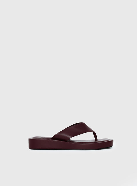 Tampa Sandals Burgundy