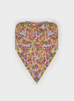 Floral headband Scarf design, elasticated band