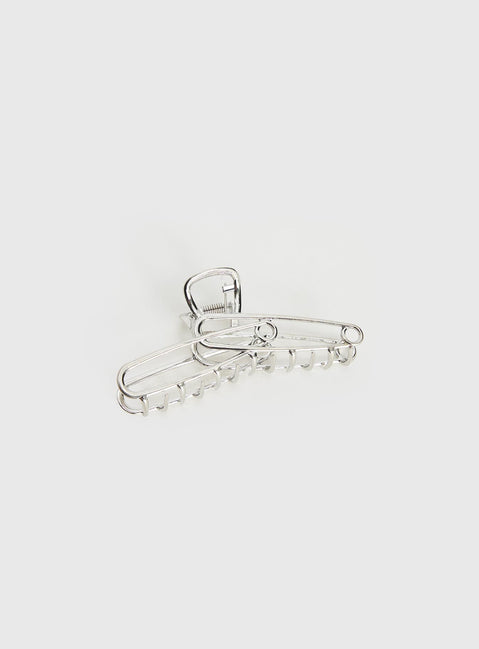 Ellarah Hair Clip Silver