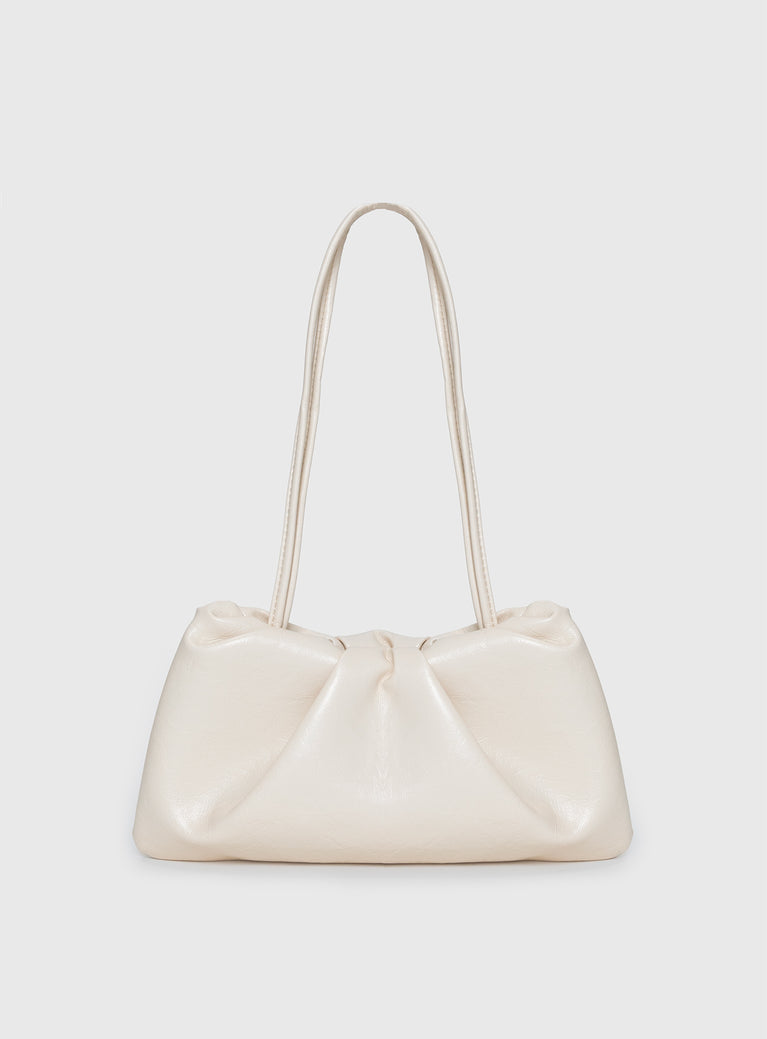 Just Peachy Shoulder Bag White