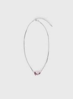 Living Large Pendant Necklace Pink