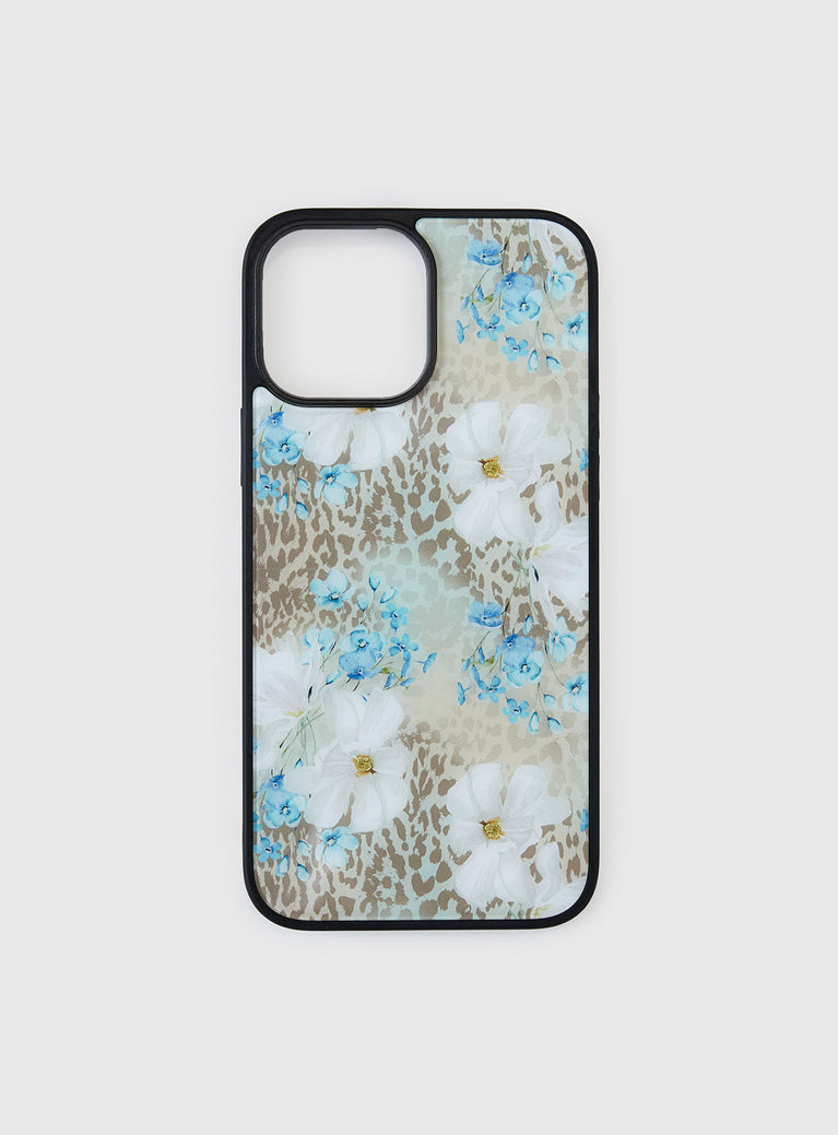 Lizabeth iPhone Case Floral Leopard