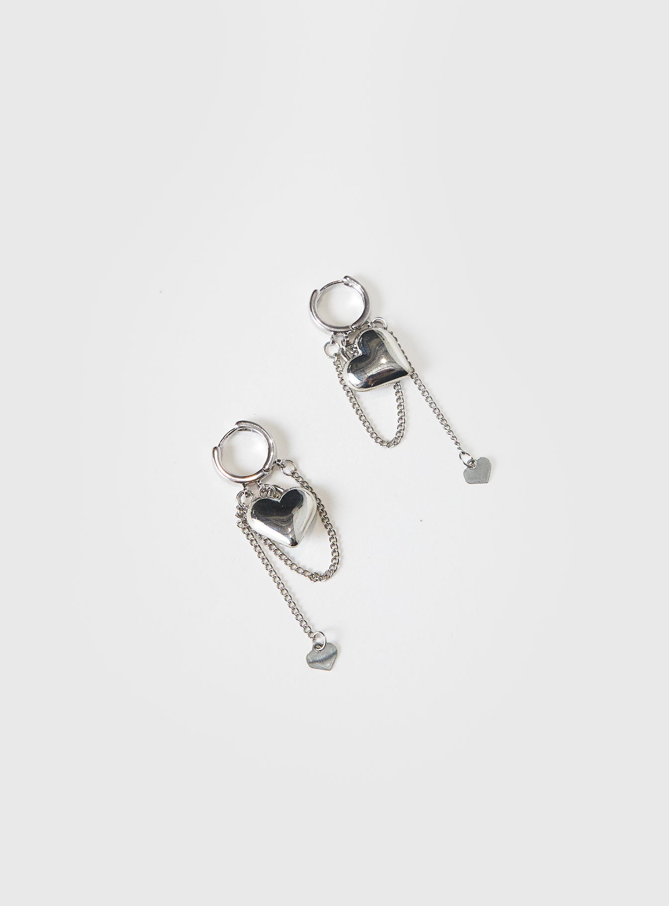 We Found Love Earrings Silver