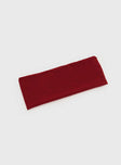 Headband Thick design, double lined, elasticated