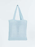 Tote bag Crochet material Fixed shoulder straps