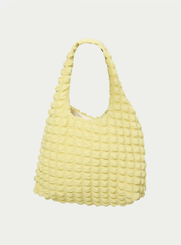 Popcorn tote bag Twin fixed handles