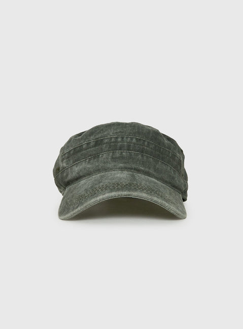 Odera Militär-Cap, verwaschenes Khaki