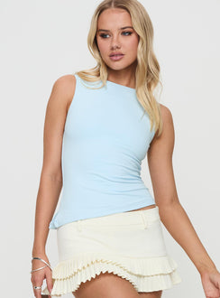 Wonderful World Top Baby Blue