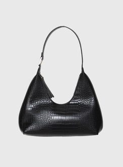 Reeves Croc Bag Black