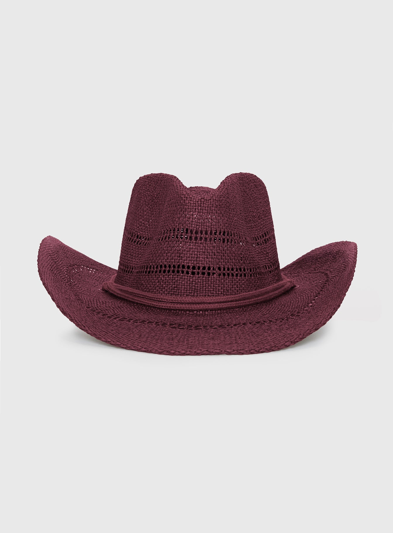 Mid Morning Cowboy Hat Burgundy